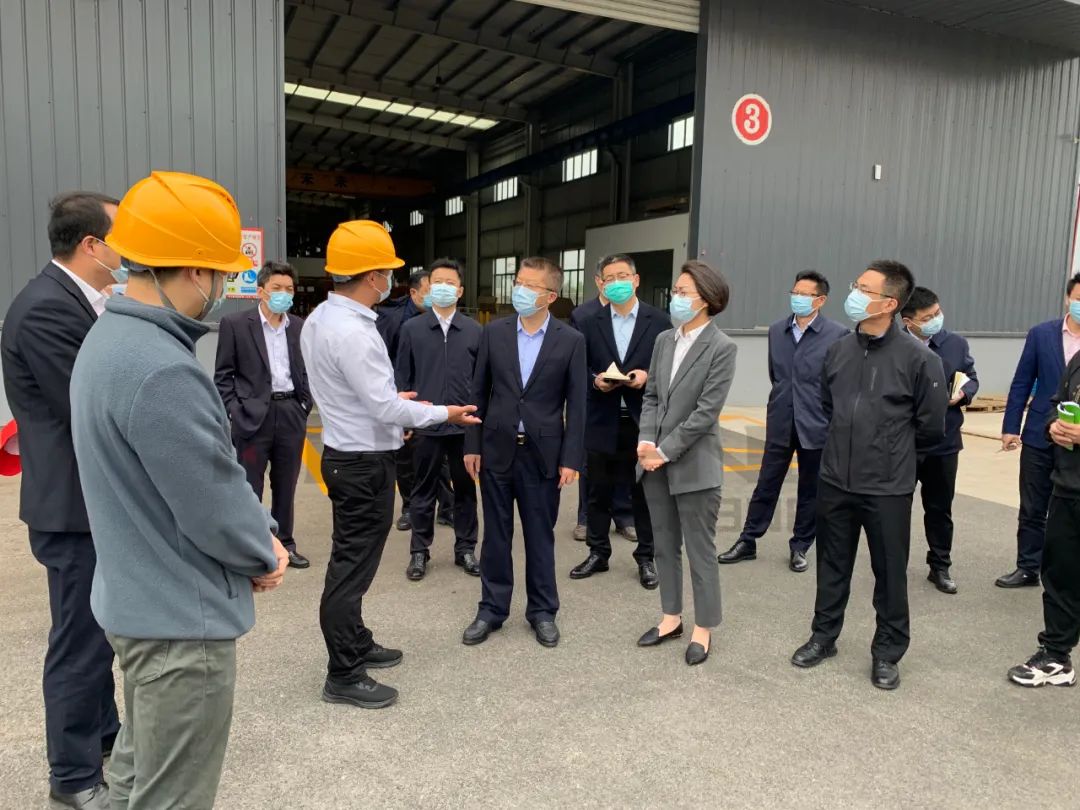 热烈欢迎东台市市长商建明一行莅临调研指导工作