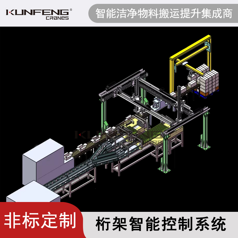 硅粉全自动桁架式装车机械手