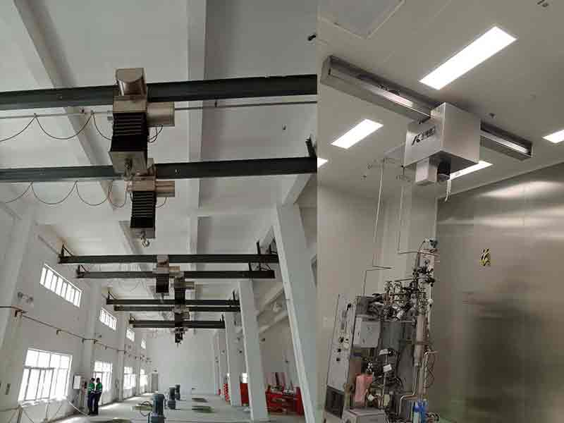  洁净室内金属粉末灌装与单轨吊集成解决方案 