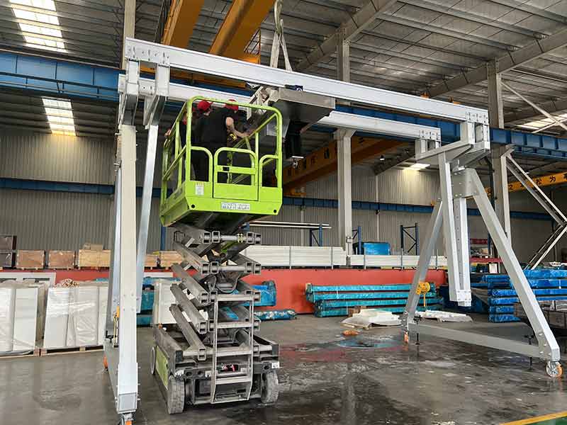 铝合金双梁龙门架